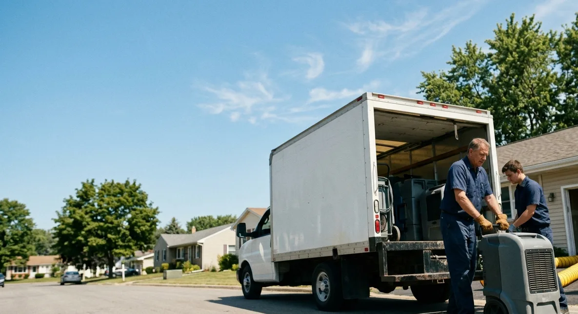 Water Damage Cleanup in De Tour Village, MI near me